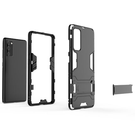 Shockproof PC + TPU Protective Case with Invisible Holder, For Samsung Galaxy A42 5G, For Samsung Galaxy S20 FE
