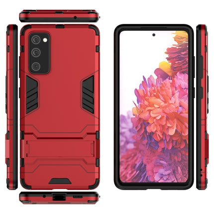 Shockproof PC + TPU Protective Case with Invisible Holder, For Samsung Galaxy A42 5G, For Samsung Galaxy S20 FE