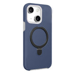 For iPhone 15 / Dark Blue + Black
