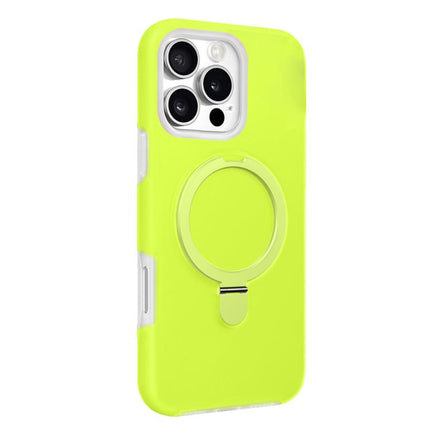 Jelly Liquid Silicone MagSafe Holder Phone Case, For iPhone 16 Pro Max, For iPhone 16 Pro
