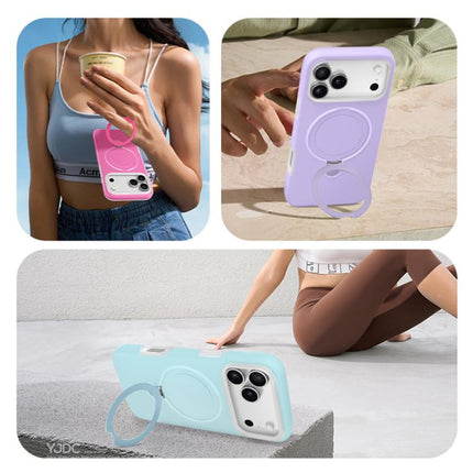 Jelly Liquid Silicone MagSafe Holder Phone Case, For iPhone 16 Pro Max, For iPhone 16 Pro