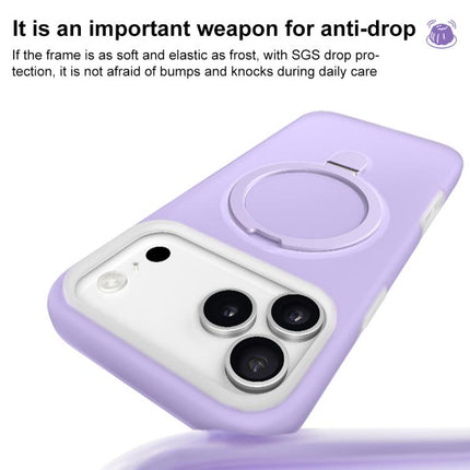 Jelly Liquid Silicone MagSafe Holder Phone Case, For iPhone 17 Pro Max, For iPhone 17 Pro