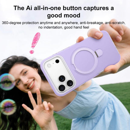 Jelly Liquid Silicone MagSafe Holder Phone Case, For iPhone 17, For iPhone Air