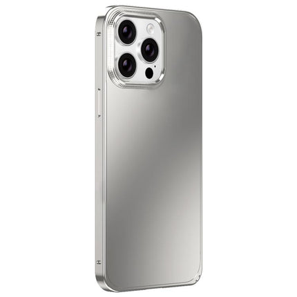 Metal Frame Micro-frosted Back Panel Phone Case, For iPhone 14 Pro, For iPhone 14 Pro Max