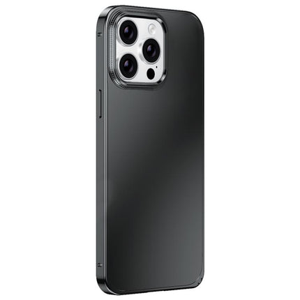 Metal Frame Micro-frosted Back Panel Phone Case, For iPhone 14 Pro, For iPhone 14 Pro Max