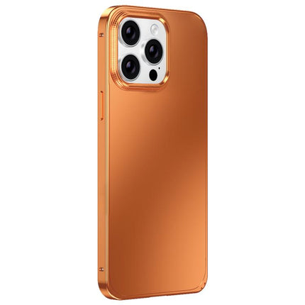 Metal Frame Micro-frosted Back Panel Phone Case, For iPhone 17 Pro Max, For iPhone 17 Pro, For iPhone 17, For iPhone Air, For iPhone 16 Pro Max, For iPhone 16 Pro, For iPhone 15 Pro Max, For iPhone 15 Pro