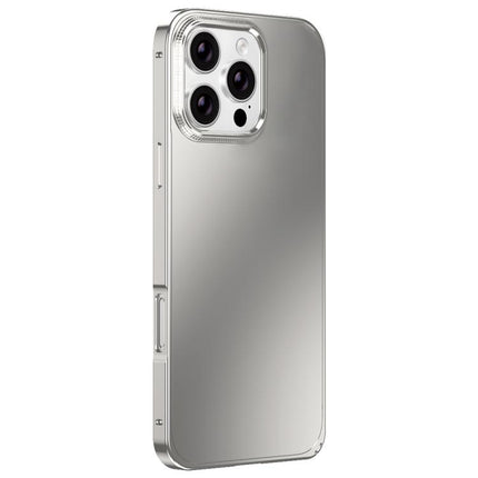 Metal Frame Micro-frosted Back Panel Phone Case, For iPhone 17 Pro Max, For iPhone 17 Pro, For iPhone 17, For iPhone Air, For iPhone 16 Pro Max, For iPhone 16 Pro, For iPhone 15 Pro Max, For iPhone 15 Pro