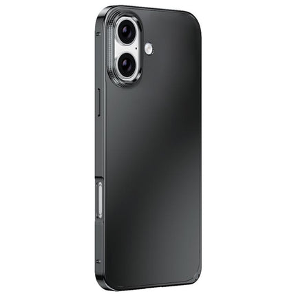 Metal Frame Micro-frosted Back Panel Phone Case, For iPhone 17 Pro Max, For iPhone 17 Pro, For iPhone 17, For iPhone Air, For iPhone 16 Pro Max, For iPhone 16 Pro, For iPhone 15 Pro Max, For iPhone 15 Pro