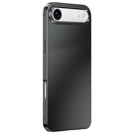 Metal Frame Micro-frosted Back Panel Phone Case, For iPhone 17 Pro Max, For iPhone 17 Pro, For iPhone 17, For iPhone Air, For iPhone 16 Pro Max, For iPhone 16 Pro, For iPhone 15 Pro Max, For iPhone 15 Pro