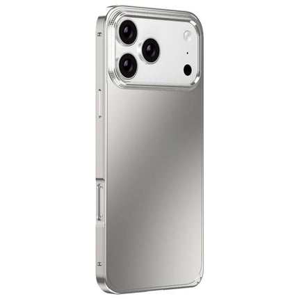 Metal Frame Micro-frosted Back Panel Phone Case, For iPhone 17 Pro Max, For iPhone 17 Pro, For iPhone 17, For iPhone Air, For iPhone 16 Pro Max, For iPhone 16 Pro, For iPhone 15 Pro Max, For iPhone 15 Pro