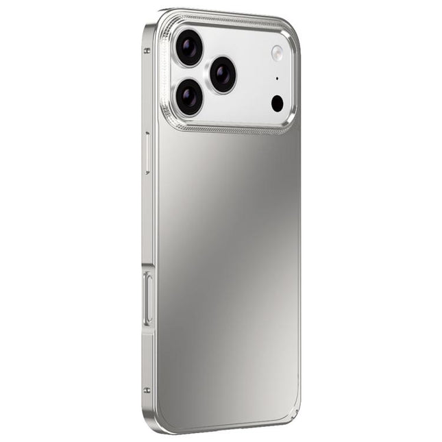 Metal Frame Micro-frosted Back Panel Phone Case, For iPhone 17 Pro Max, For iPhone 17 Pro, For iPhone 17, For iPhone Air, For iPhone 16 Pro Max, For iPhone 16 Pro, For iPhone 15 Pro Max, For iPhone 15 Pro