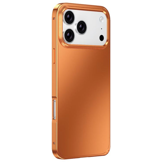 Metal Frame Micro-frosted Back Panel Phone Case, For iPhone 17 Pro Max, For iPhone 17 Pro, For iPhone 17, For iPhone Air, For iPhone 16 Pro Max, For iPhone 16 Pro, For iPhone 15 Pro Max, For iPhone 15 Pro