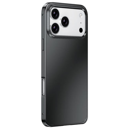 Metal Frame Micro-frosted Back Panel Phone Case, For iPhone 17 Pro Max, For iPhone 17 Pro, For iPhone 17, For iPhone Air, For iPhone 16 Pro Max, For iPhone 16 Pro, For iPhone 15 Pro Max, For iPhone 15 Pro