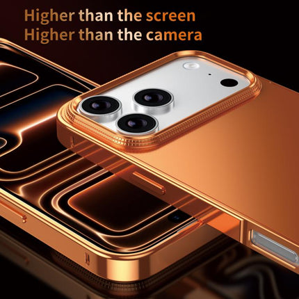 Metal Frame Micro-frosted Back Panel Phone Case, For iPhone 14 Pro, For iPhone 14 Pro Max