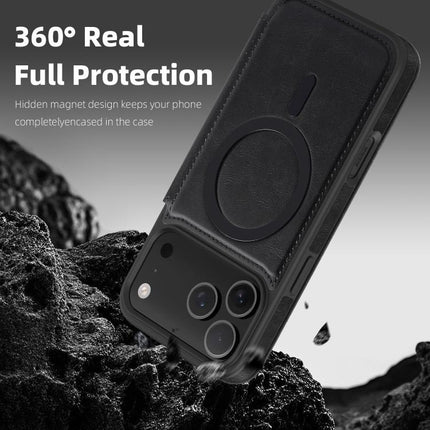 Linton MagSafe Leather Phone Case, For iPhone 17 Pro Max, For iPhone 17 Pro, For iPhone 17