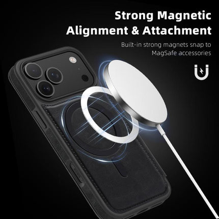 Linton MagSafe Leather Phone Case, For iPhone 17 Pro Max, For iPhone 17 Pro, For iPhone 17
