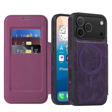Linton MagSafe Leather Phone Case, For iPhone 17 Pro Max, For iPhone 17 Pro, For iPhone 17