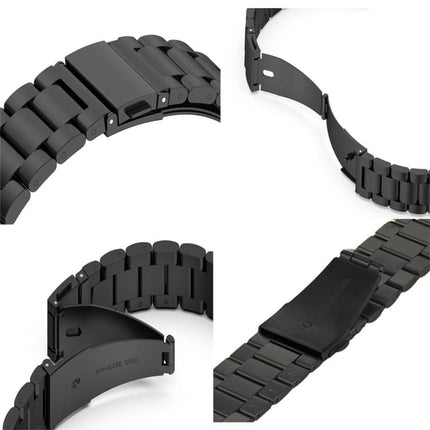 5 Pack xDfind Three Beads Fold Buckle Stainless Steel Watch Band, For Apple Watch 42 / 44 / 45 / 46 / 49mm, For Apple Watch 38 / 40 / 41 / S11 42mm