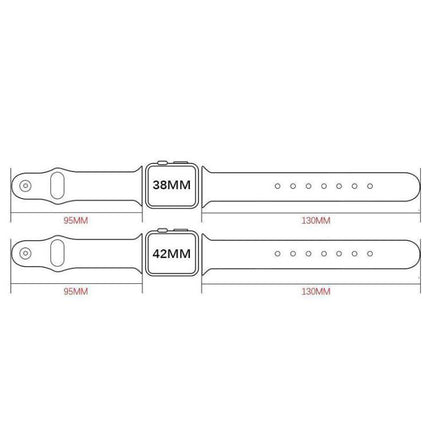 5 Pack xDfind Rivet Buckle Genuine Leather Watch Band, For Apple Watch 42 / 44 / 45 / 46 / 49mm, For Apple Watch 38 / 40 / 41 / S11 42mm