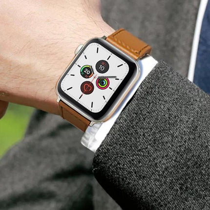 5 Pack xDfind Rivet Buckle Genuine Leather Watch Band, For Apple Watch 42 / 44 / 45 / 46 / 49mm, For Apple Watch 38 / 40 / 41 / S11 42mm