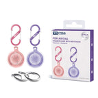 For AirTag 2nd Gen / 1st Gen / Pink+Purple