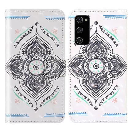 3D Painted Pattern Horizontal Flip TPU + PU Leather Case with Holder & Card Slots & Wallet & Lanyard, For Samsung Galaxy S20 FE