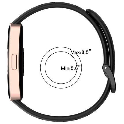 5 Pack xDfind Hole Style Breathable Silicone Watch Band, For Huawei Band 10 / 9 / 8
