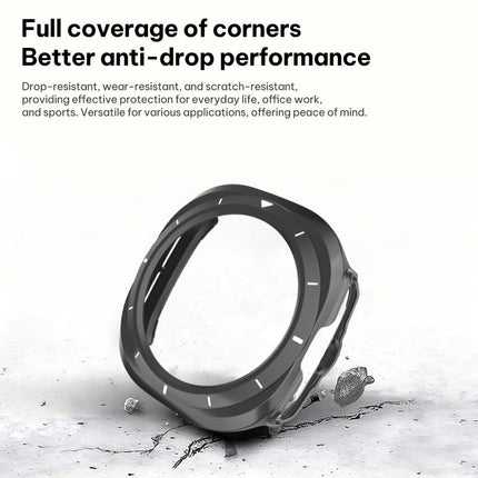 xDfind Scale Frame PC Hollow Watch Cover, For Galaxy Watch Ultra2 2026 / 2025 / 1 2024