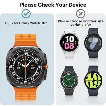 xDfind Scale Frame PC Hollow Watch Cover, For Galaxy Watch Ultra2 2026 / 2025 / 1 2024