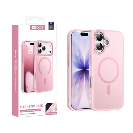 XDcase Metal Lens Frame Skin Feel Magnetic Phone Case, For iPhone 17 Pro Max, For iPhone 17 Pro, For iPhone 17