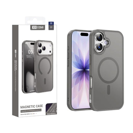 XDcase Metal Lens Frame Skin Feel Magnetic Phone Case, For iPhone 17 Pro Max, For iPhone 17 Pro, For iPhone 17