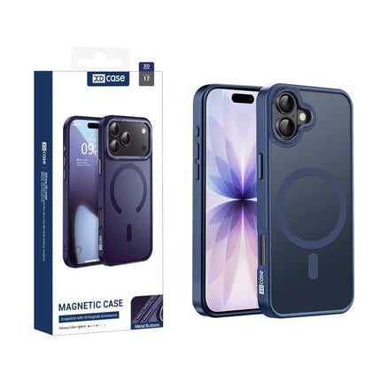 XDcase Metal Lens Frame Skin Feel Magnetic Phone Case, For iPhone 17 Pro Max, For iPhone 17 Pro, For iPhone 17