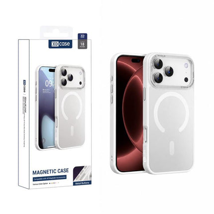 XDcase Metal Lens Frame Skin Feel Magnetic Phone Case, For iPhone 18, For iPhone 18 Pro, For iPhone 18 Pro Max