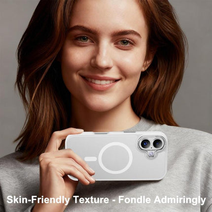 XDcase Metal Lens Frame Skin Feel Magnetic Phone Case, For iPhone 18, For iPhone 18 Pro, For iPhone 18 Pro Max