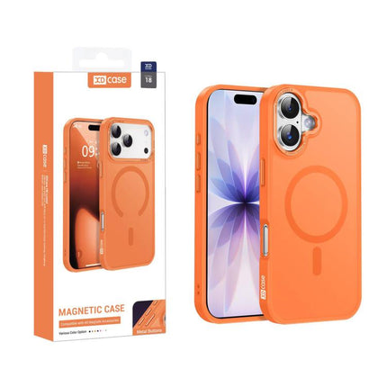 XDcase Metal Lens Frame Skin Feel Magnetic Phone Case, For iPhone 18, For iPhone 18 Pro, For iPhone 18 Pro Max