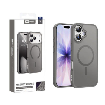 XDcase Metal Lens Frame Skin Feel Magnetic Phone Case, For iPhone 18, For iPhone 18 Pro, For iPhone 18 Pro Max