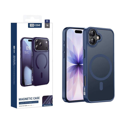 XDcase Metal Lens Frame Skin Feel Magnetic Phone Case, For iPhone 18, For iPhone 18 Pro, For iPhone 18 Pro Max