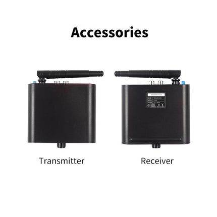 AU2410R2 2.4G Wireless Audio Transmitter, 1 Transmitter + 2 Receivers