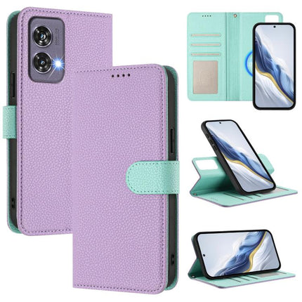 Detachable Litchi Texture Magnetic Vegan Leather Phone Case, For Motorola Moto G85 5G / S50 Neo, For Motorola Moto X50 Ultra / Edge 50 Ultra, For Motorola Edge 50 Pro, For Motorola Edge 50 Fusion