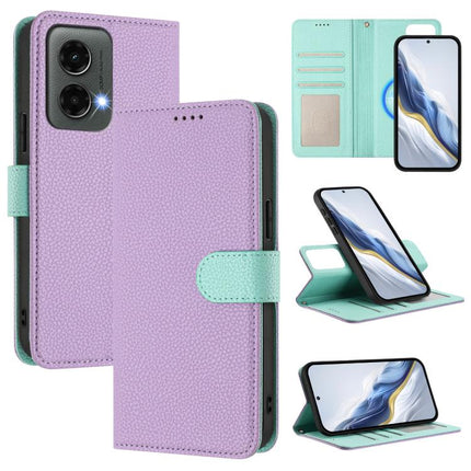Detachable Litchi Texture Magnetic Vegan Leather Phone Case, For Motorola Moto G 5G / G Play 5G 2024, For Motorola Moto G Stylus 5G 2024, For Motorola Moto G Play 4G 2024, For Motorola Moto G Power 5G 2024