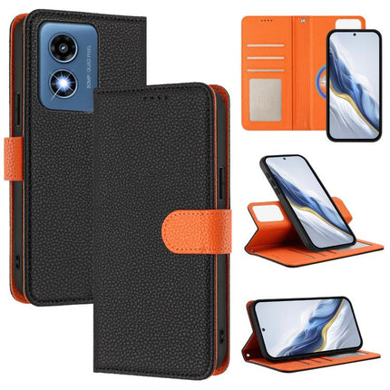 Detachable Litchi Texture Magnetic Vegan Leather Phone Case, For Motorola Moto G 5G / G Play 5G 2024, For Motorola Moto G Stylus 5G 2024, For Motorola Moto G Play 4G 2024, For Motorola Moto G Power 5G 2024
