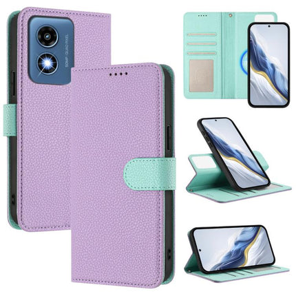Detachable Litchi Texture Magnetic Vegan Leather Phone Case, For Motorola Moto G 5G / G Play 5G 2024, For Motorola Moto G Stylus 5G 2024, For Motorola Moto G Play 4G 2024, For Motorola Moto G Power 5G 2024