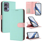 For Motorola Moto G85 5G / S50 Neo / Mint Green+Pink