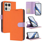 For Motorola Moto X50 Ultra / Edge 50 Ultra / Orange+Purple