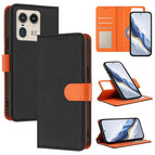 For Motorola Moto X50 Ultra / Edge 50 Ultra / Black+Orange