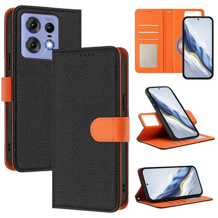 Detachable Litchi Texture Magnetic Vegan Leather Phone Case, For Motorola Moto G85 5G / S50 Neo, For Motorola Moto X50 Ultra / Edge 50 Ultra, For Motorola Edge 50 Pro, For Motorola Edge 50 Fusion