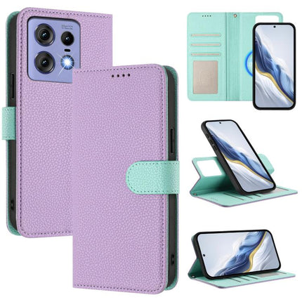 Detachable Litchi Texture Magnetic Vegan Leather Phone Case, For Motorola Moto G85 5G / S50 Neo, For Motorola Moto X50 Ultra / Edge 50 Ultra, For Motorola Edge 50 Pro, For Motorola Edge 50 Fusion