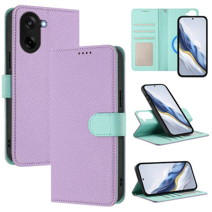 Detachable Litchi Texture Magnetic Vegan Leather Phone Case, For OnePlus Nord 5 / Ace 5 Ultra, For OnePlus Nord CE5 / Ace 5 Racing