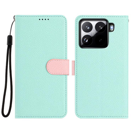 Detachable Litchi Texture Magnetic Vegan Leather Phone Case, For Xiaomi 15 Pro, For Xiaomi 15, For Xiaomi 14T Pro, For Xiaomi 14T