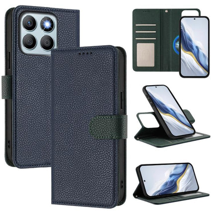 Detachable Litchi Texture Magnetic Vegan Leather Phone Case, For Honor X8b, For Honor X9b / Magic6 Lite, For Honor X7b / Play 8T